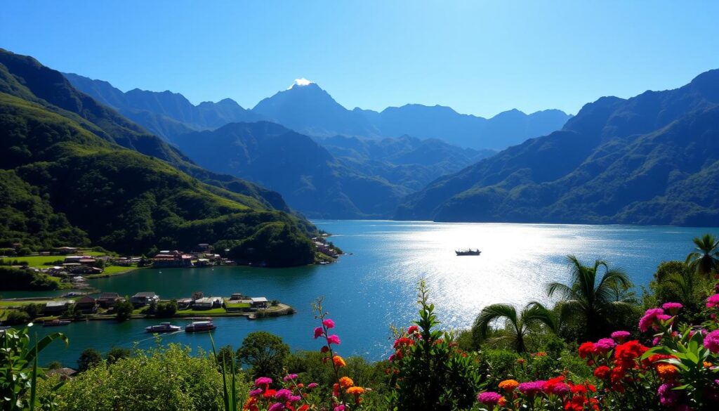 Atitlán-See Landschaft Guatemala